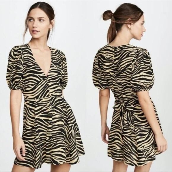 Faithful Brand Ilia Mini Dress tiger print 30724 - Picture 2 of 9